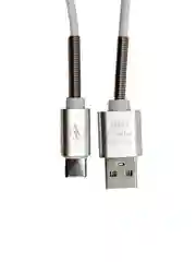 Белый кабель для зарядки Type-C