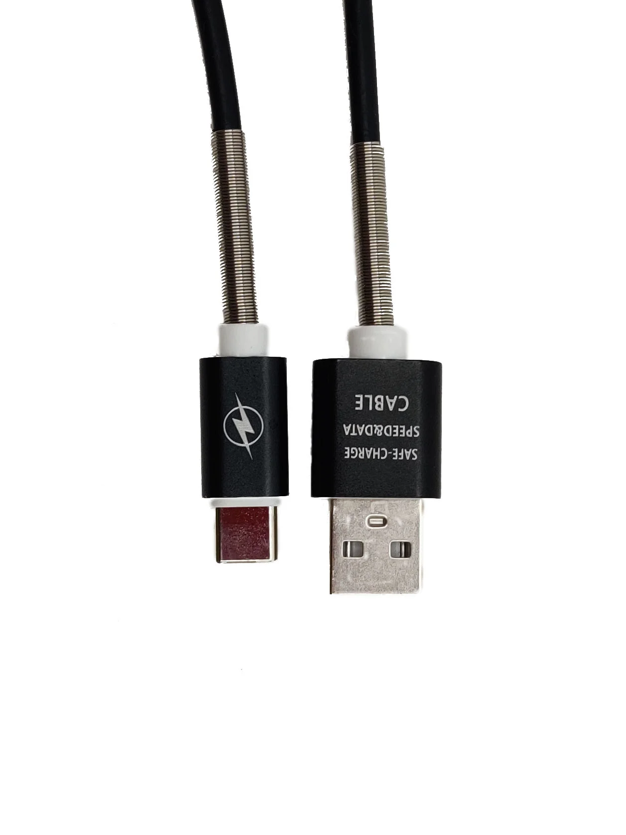 Белый кабель для зарядки Type-C