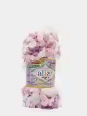 Конфетный пряжа Alize Puffy Color 100% Микрополиэстер 100г  9м