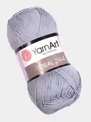 Серый пряжа YarnArt Ideal, 100% хлопок, 50 г, 170 м