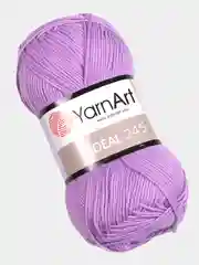 Пурпурный пряжа YarnArt Ideal, 100% хлопок, 50 г, 170 м