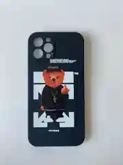 Розовый чехол с принтом на Apple iPhone 12 pro