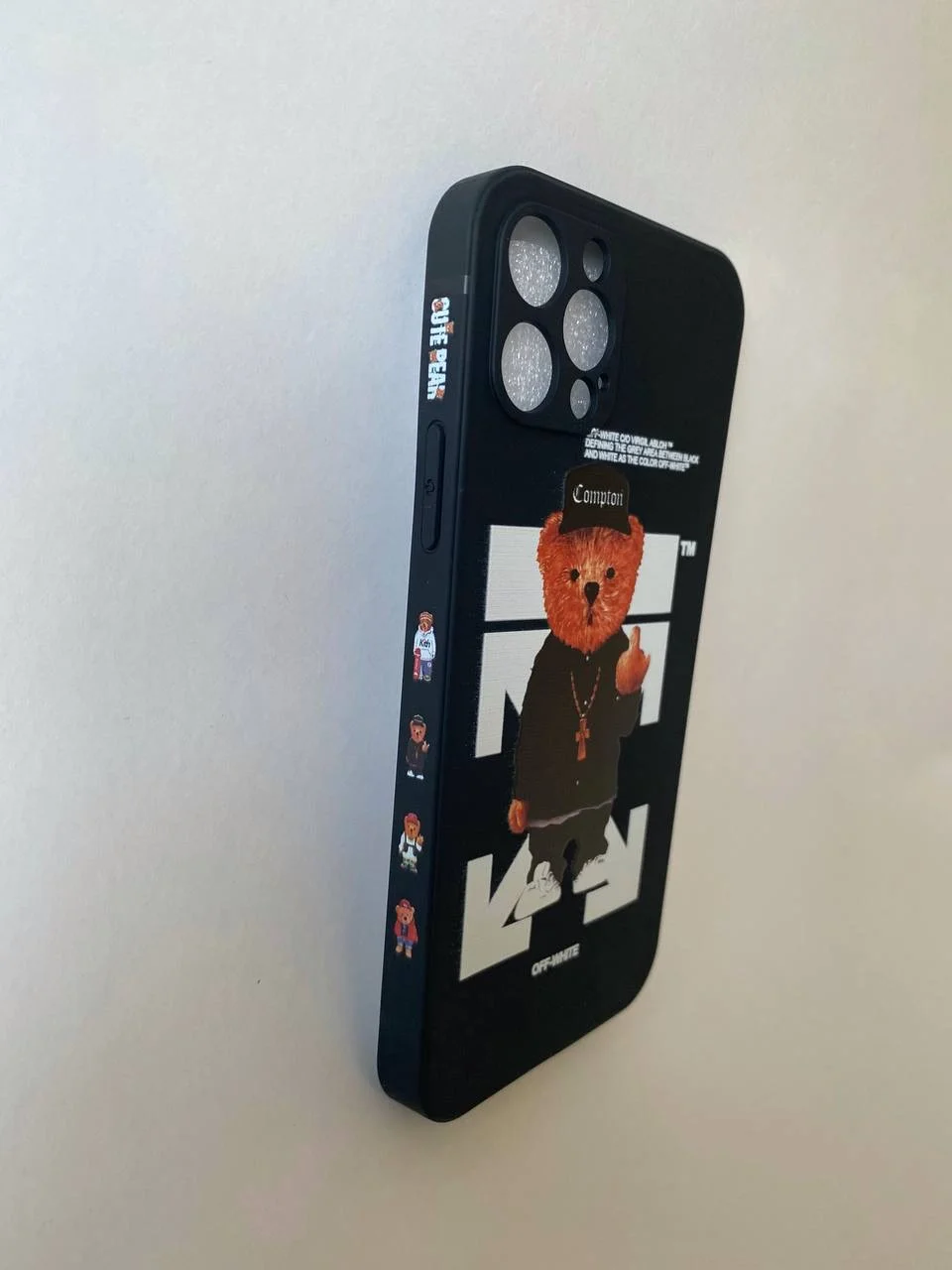 Розовый чехол с принтом на Apple iPhone 12 pro