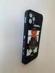 Розовый чехол с принтом на Apple iPhone 12 pro