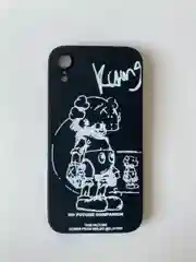 Черный чехол с принтом на iPhone XR