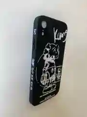 Черный чехол с принтом на iPhone XR