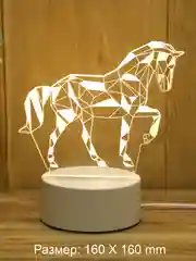 Терракотовый светильник ночник 3D светодиодный LED, подарок