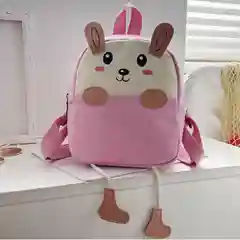 Розовый детский рюкзак с милым рисунком