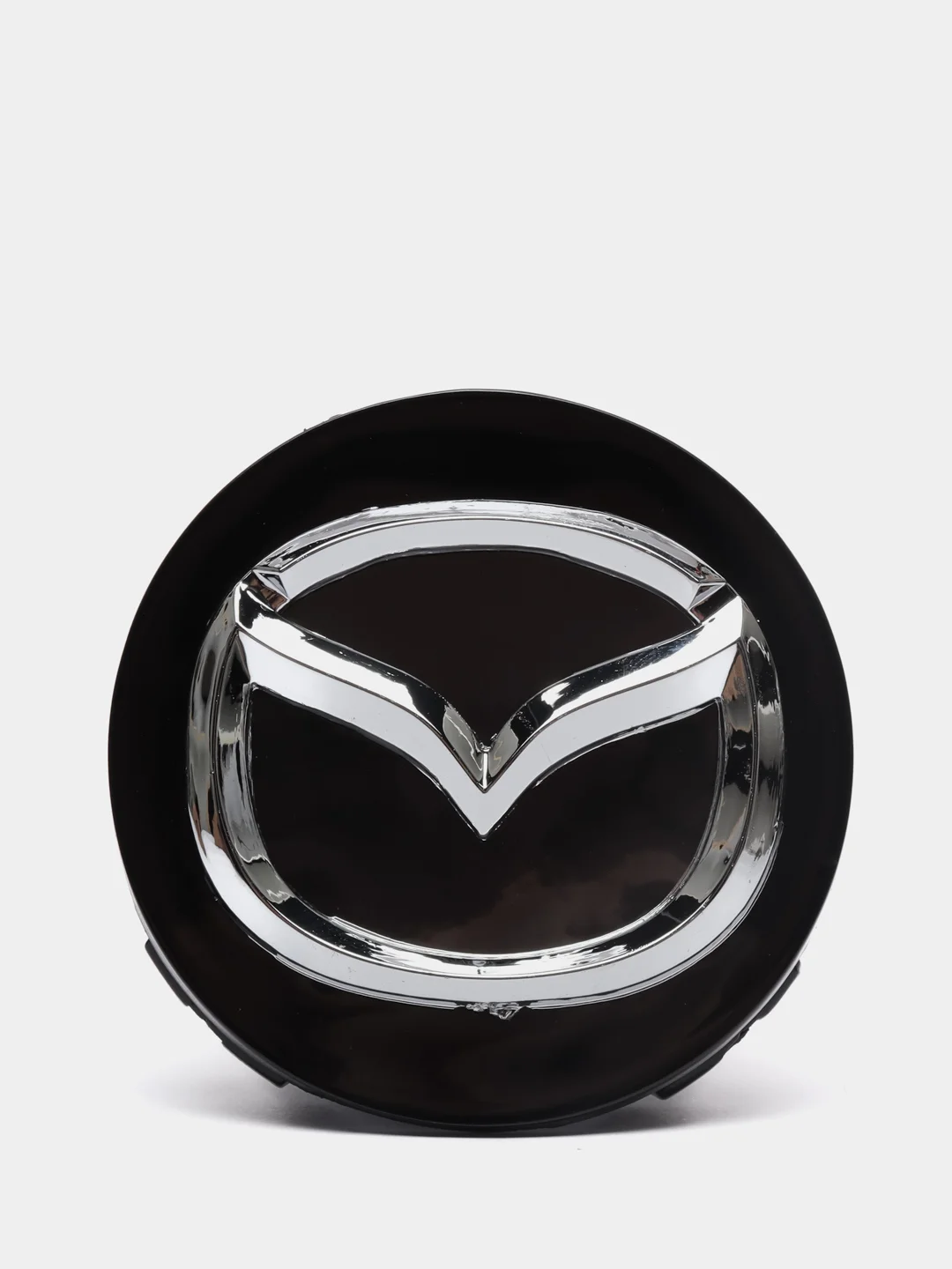 Черный колпачок-заглушка на литой диск Mazda (Мазда) 3BK, 4 штуки, 2003-2009