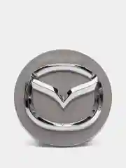 Серебряный колпачок-заглушка на литой диск Mazda (Мазда) 3BK, 4 штуки, 2003-2009