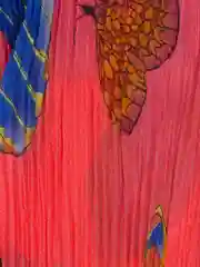 Красный женский шейный платок