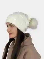 Белый шапка женская. 6 цветов