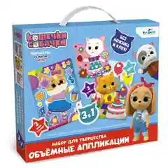 Набор аппликаций "Кошечки-Собачки", 3 в 1