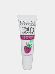 Eveline Cosmetics Блеск для губ Экстраувлажняющий BLACKBERRY(Ежевика) FRUITY SMOOTHIE,12мл