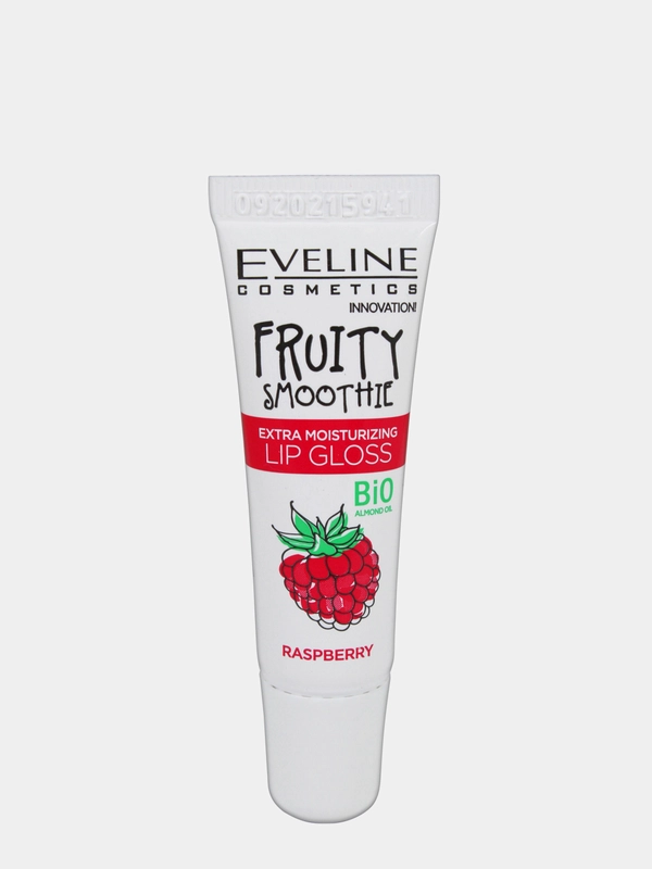 Eveline Cosmetics Блеск для губ Экстраувлажняющий RASPBERRY (Малина) FRUITY SMOOTHIE, 12мл