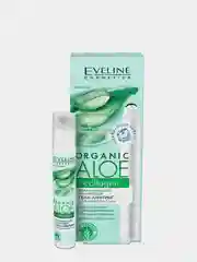 Eveline Cosmetics Гель для контура глаз Увлажняющий роликовый ORGANIC ALOE+COLLAGEN, 15мл