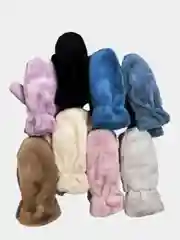 Варежки женские меховые