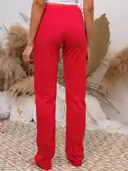 Алый брюки KIN домашние трикотажные