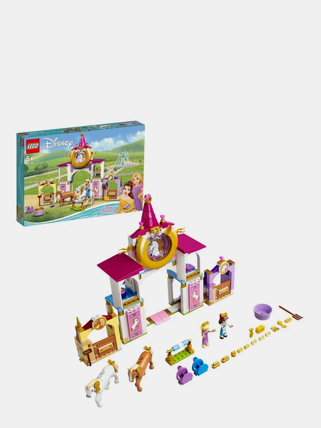 Конструктор LEGO Princess, 43195, "Королевская конюшня Белль и Рапунцель"