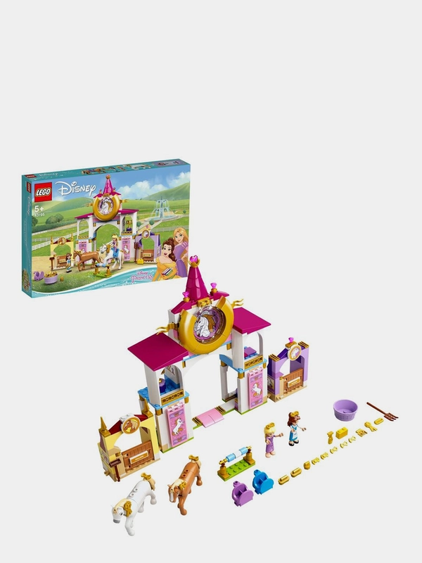 Конструктор LEGO Princess, 43195, "Королевская конюшня Белль и Рапунцель"