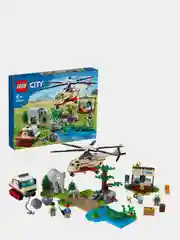 Конструктор LEGO CITY, 60302, "Операция по спасению зверей"