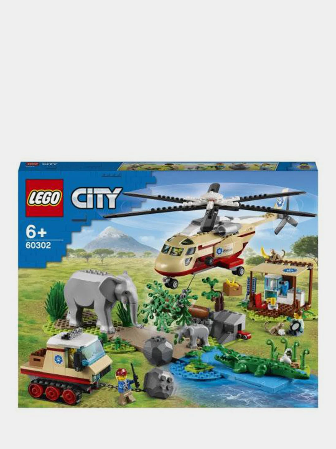 Конструктор LEGO CITY, 60302, "Операция по спасению зверей"