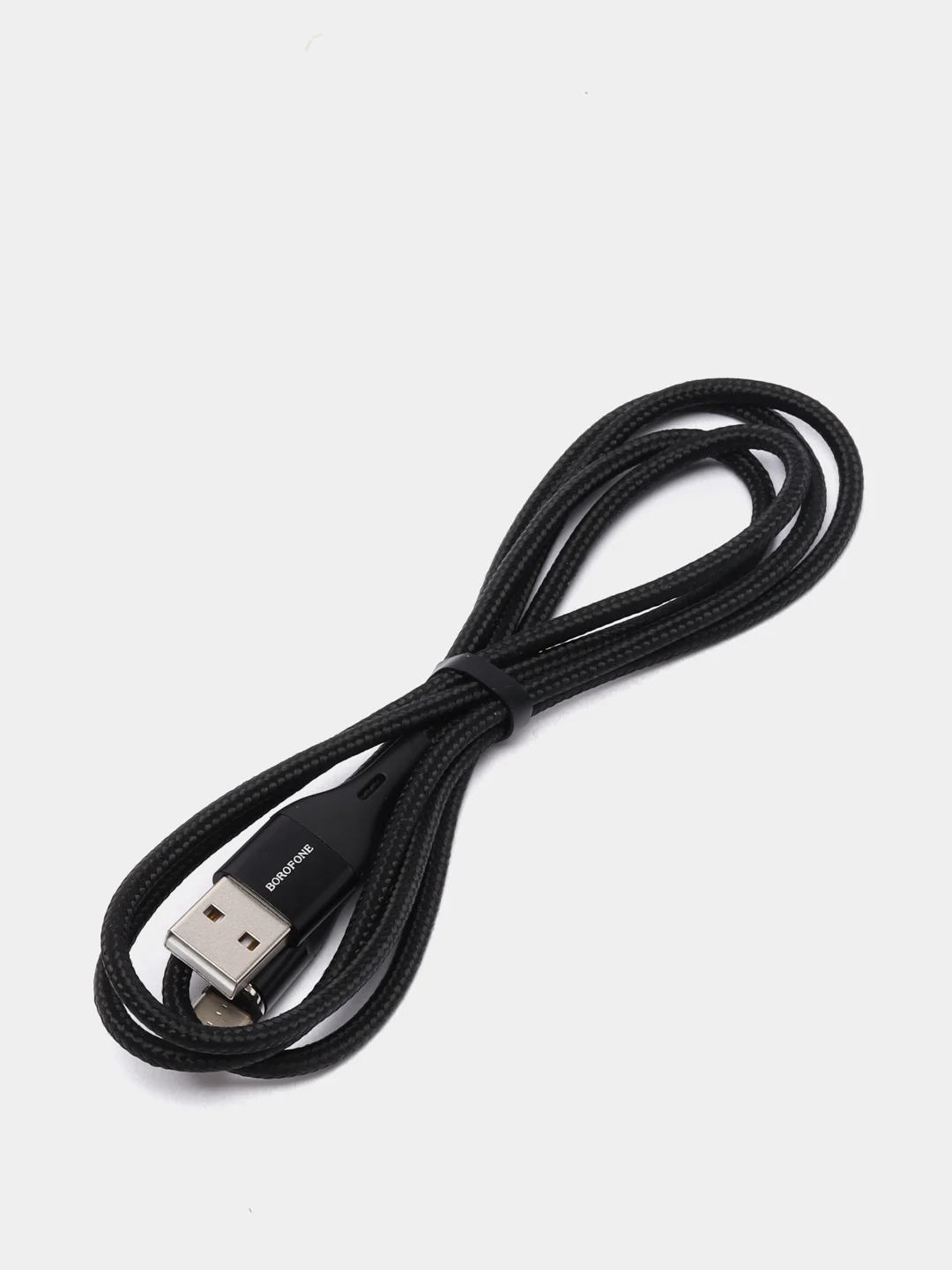 Черный кабель магнитный Borofone BU16 (1.2м,Type-C/MicroUSB/LIghtning) для Android и Apple iPhone