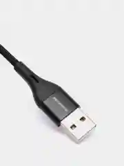 Черный кабель магнитный Borofone BU16 (1.2м,Type-C/MicroUSB/LIghtning) для Android и Apple iPhone