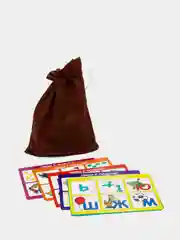 Детское деревянное лото, учим буквы, лото азбука, лото деревянное детское