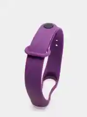 Пурпурный ремешок силиконовый для фитнес браслета Xiaomi Mi Band 3, Mi Band 4, подарок на Новый год