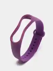 Пурпурный ремешок силиконовый для фитнес браслета Xiaomi Mi Band 3, Mi Band 4, подарок на Новый год