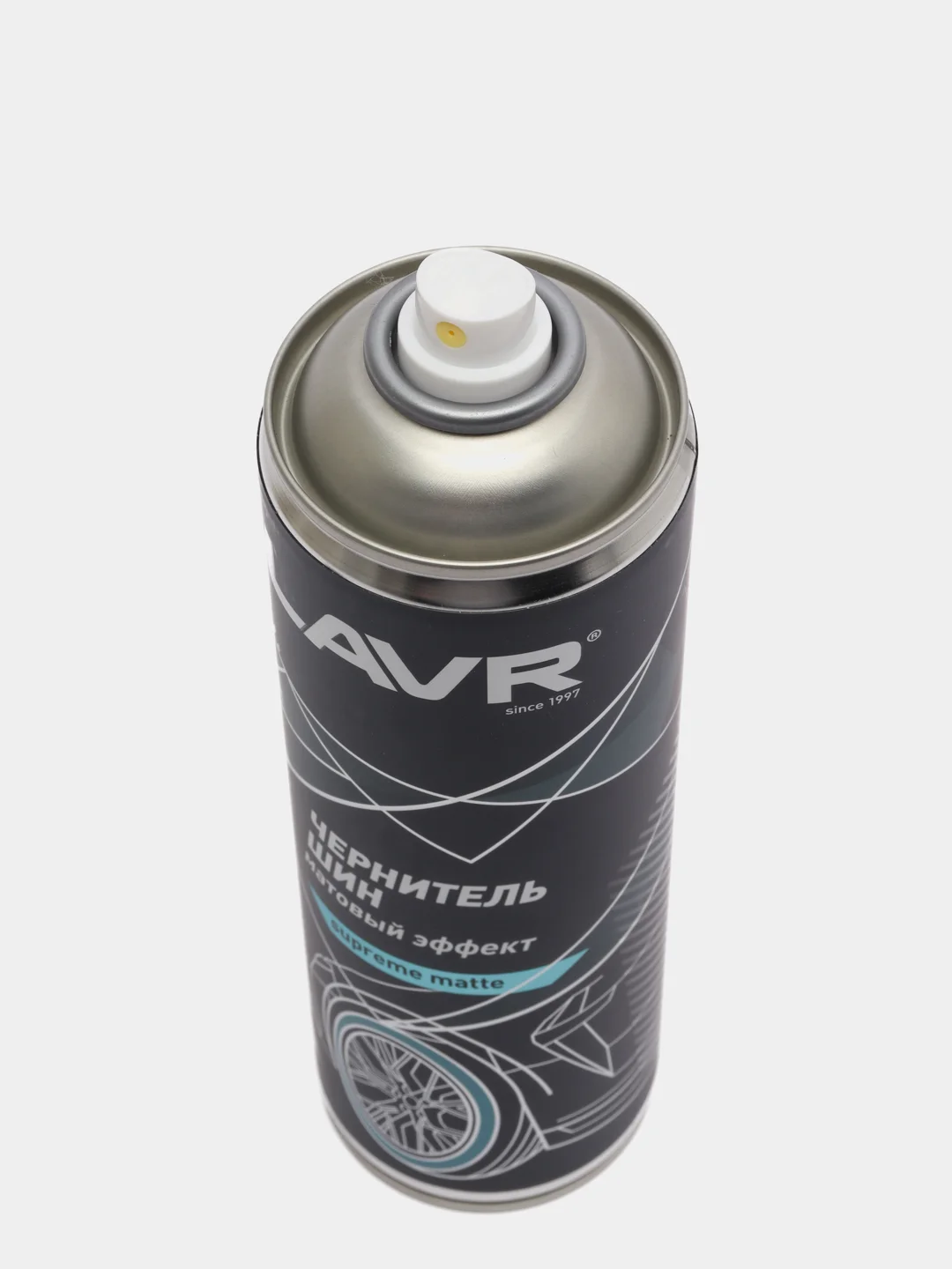 Чернитель шин матовый, Black tire matte, 650 мл, LAVR