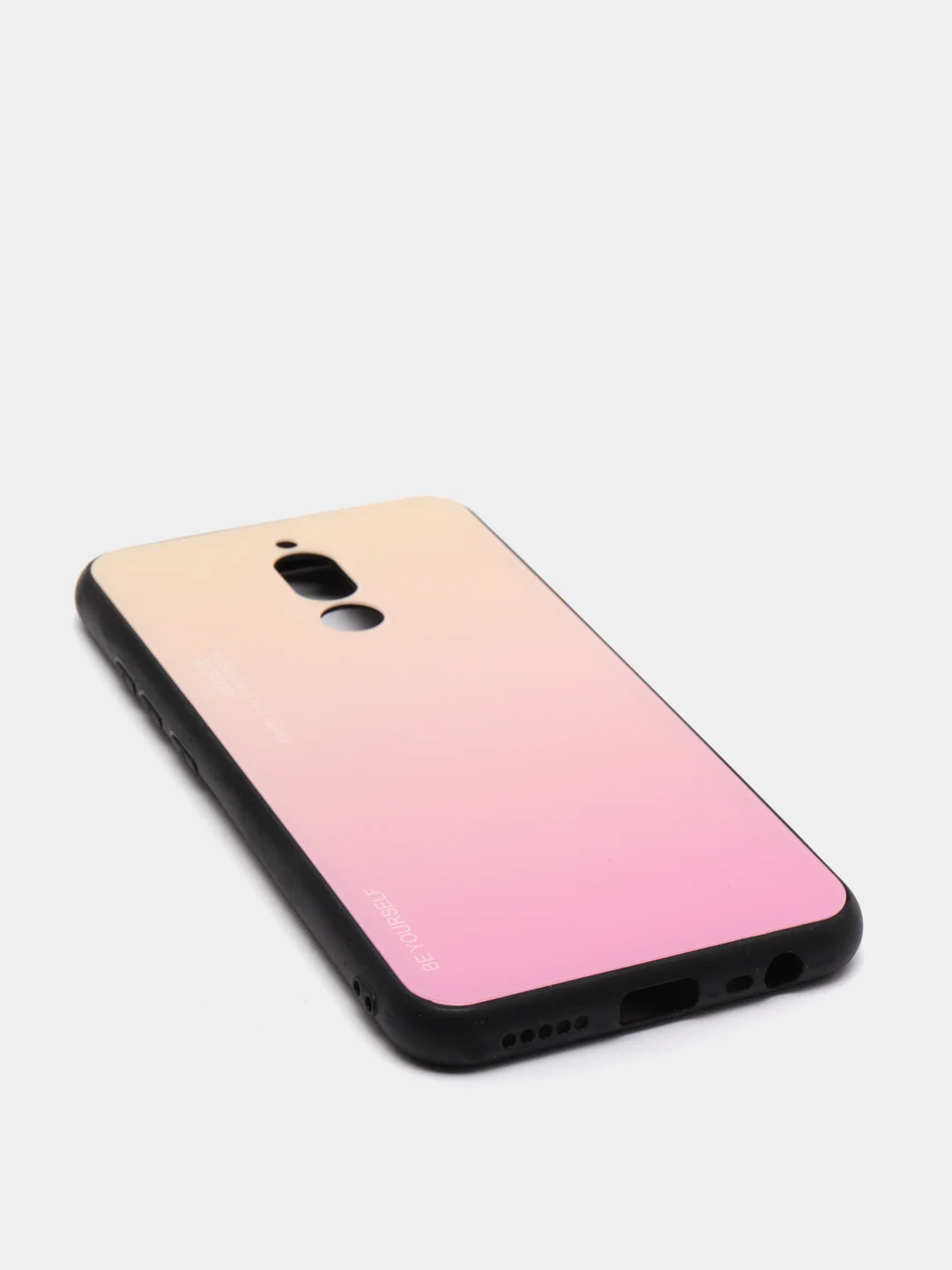 Желтый градиентный чехол из закалённого стекла для Xiaomi Redmi 7A,8A,6A,8,Note 8,7,8T,10,K20,9T