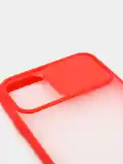 Красный чехол с защитой шторкой для камеры на iPhone 6s/7/8/Plus/SE/20/X/XS/XR/11/Pro/Max/12/13/айфон
