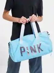 Голубой сумка спортивная женская Pink  для фитнеса
