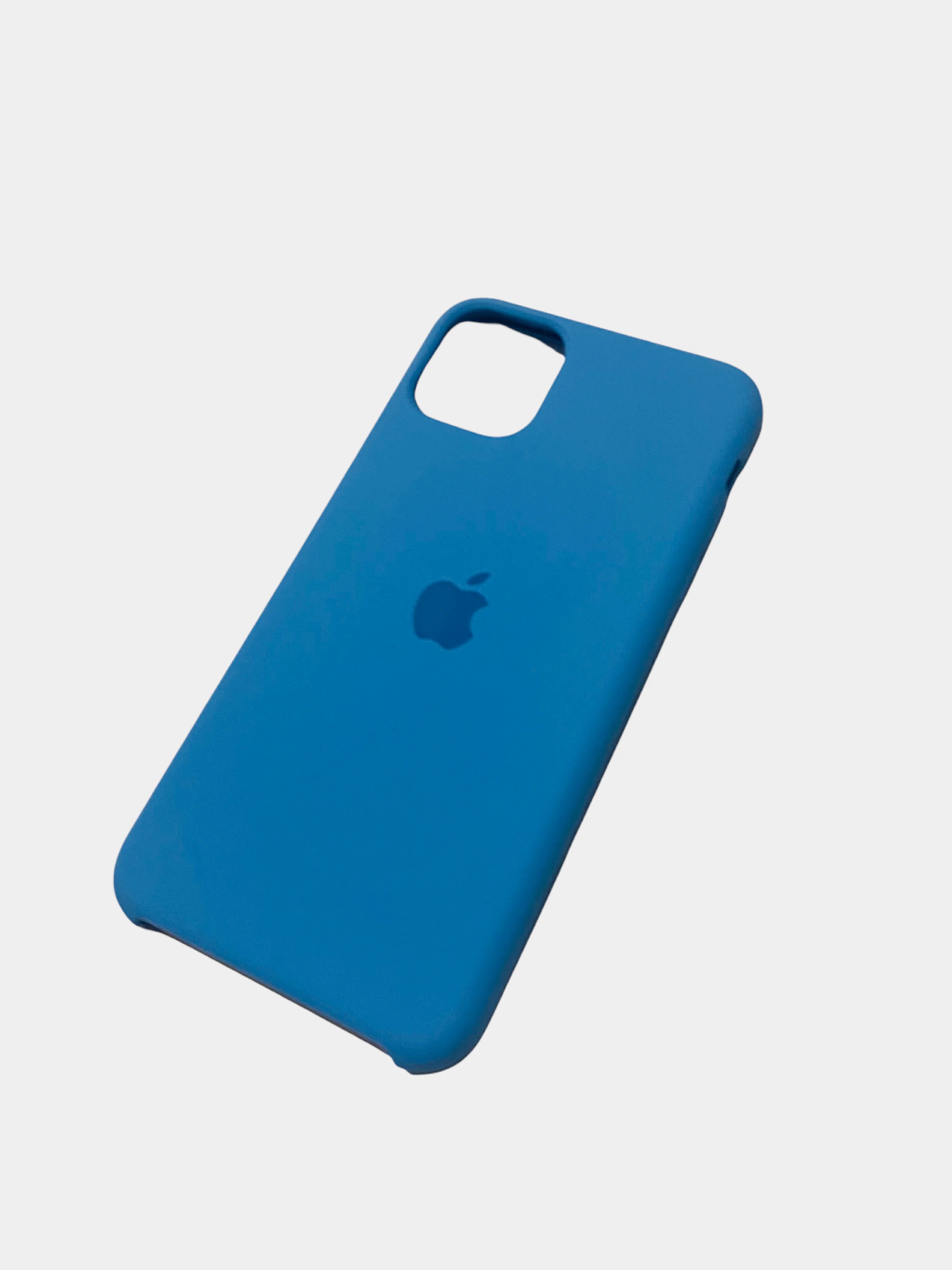 Голубой чехол Silicone Case для iPhone 11,XR,7,8,SE,12,XS,X,8+,7+,6s,6,Pro,Max
