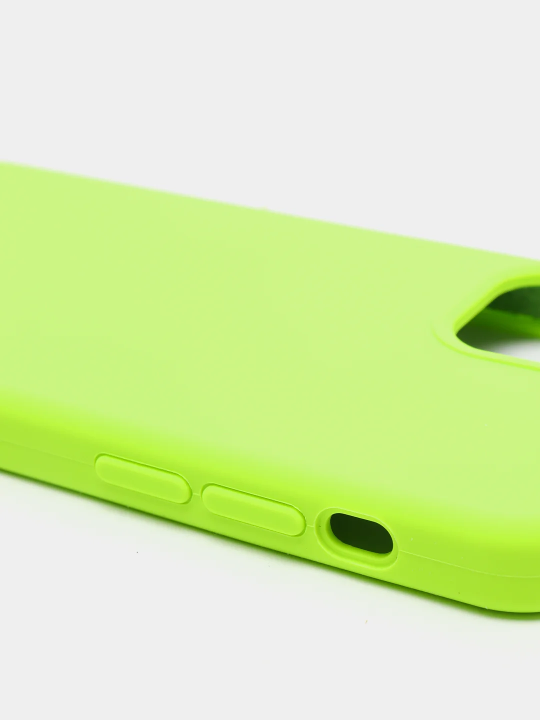 Лайм чехол Silicone Case силиконовый с микрофиброй IPhone 5/5s/SE 6/6s 7/8 7+/8+ X/XS / 11 / 12