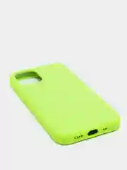 Лайм чехол Silicone Case силиконовый с микрофиброй IPhone 5/5s/SE 6/6s 7/8 7+/8+ X/XS / 11 / 12