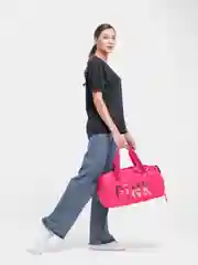 Красный сумка спортивная женская Pink  для фитнеса