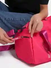 Красный сумка спортивная женская Pink  для фитнеса
