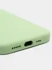 Лесной зеленый чехол Silicone Case силиконовый с микрофиброй IPhone 5/5s/SE 6/6s 7/8 7+/8+ X/XS / 11 / 12