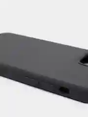 Угольный чехол Silicone Case силиконовый с микрофиброй IPhone 5/5s/SE 6/6s 7/8 7+/8+ X/XS / 11 / 12