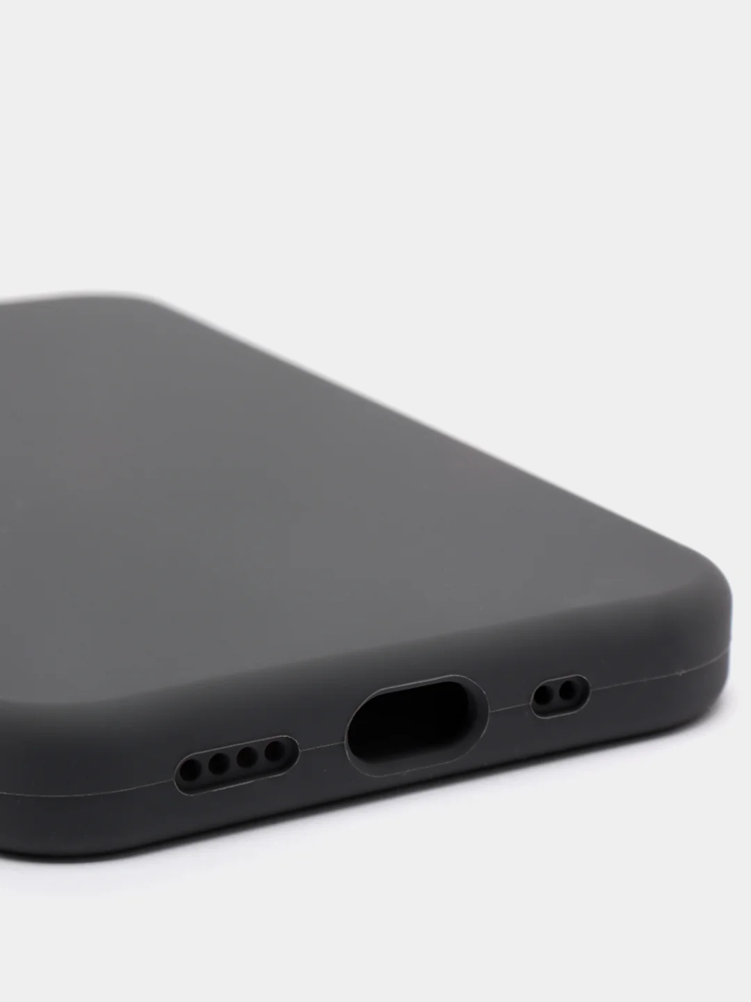 Угольный чехол Silicone Case силиконовый с микрофиброй IPhone 5/5s/SE 6/6s 7/8 7+/8+ X/XS / 11 / 12