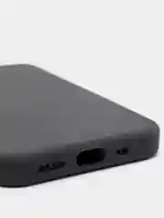 Угольный чехол Silicone Case силиконовый с микрофиброй IPhone 5/5s/SE 6/6s 7/8 7+/8+ X/XS / 11 / 12