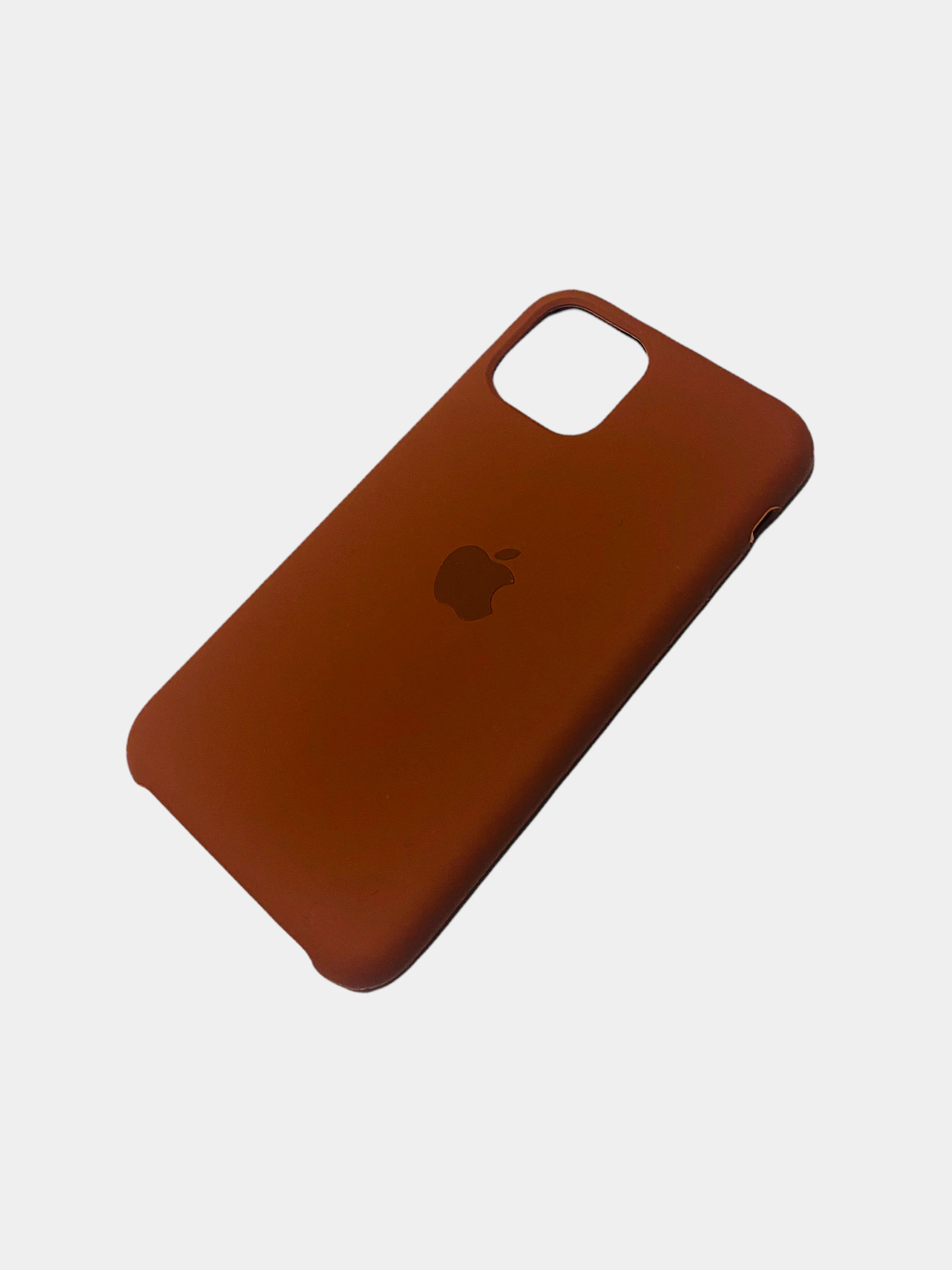 Коричневый чехол Silicone Case для iPhone 11,XR,7,8,SE,12,XS,X,8+,7+,6s,6,Pro,Max