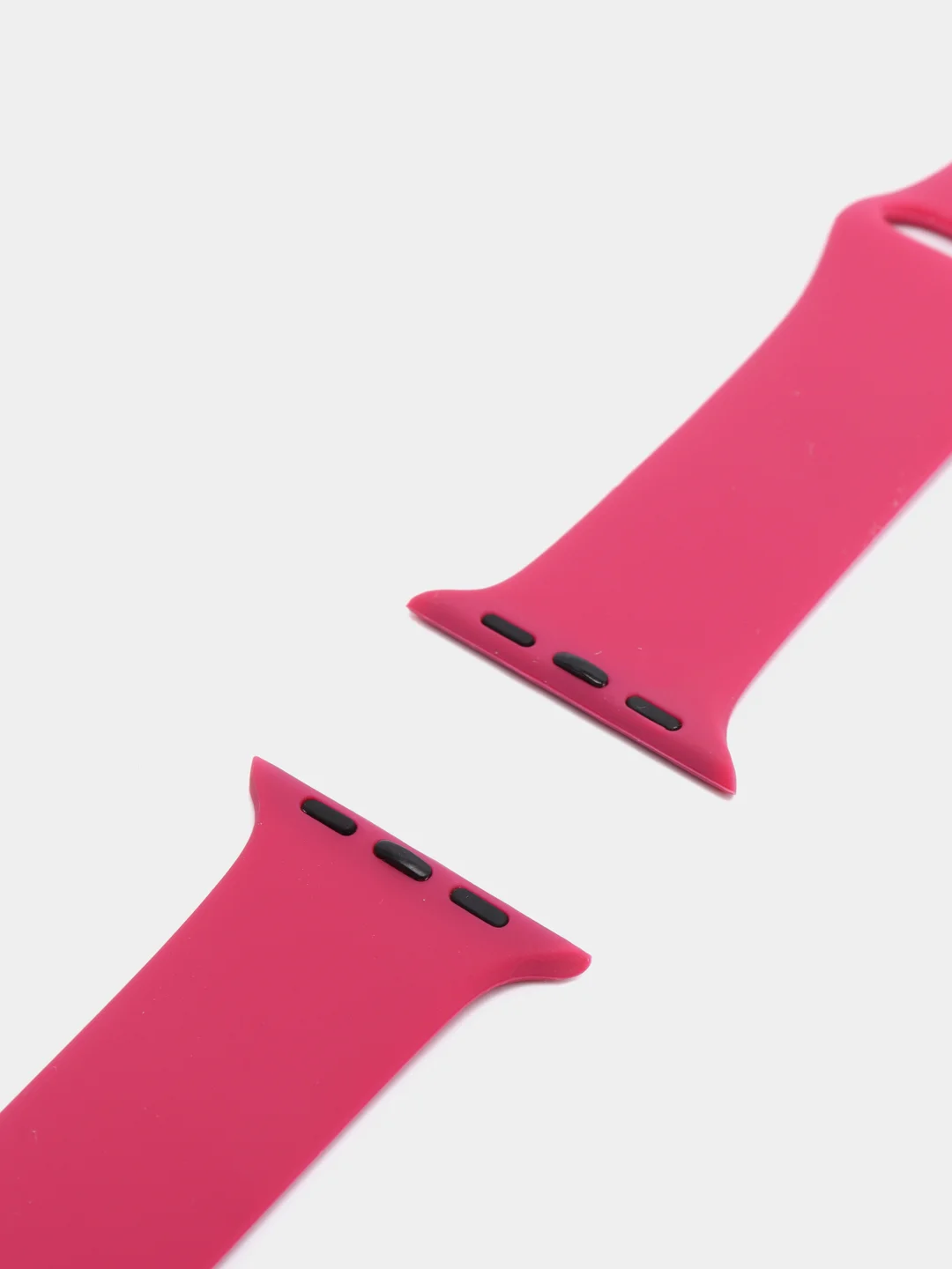 Вишнёвый ремешок для Apple Watch, силиконовый