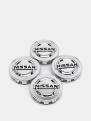 Колпачки заглушки на литой диск Nissan 54мм 4шт / Ниссан /