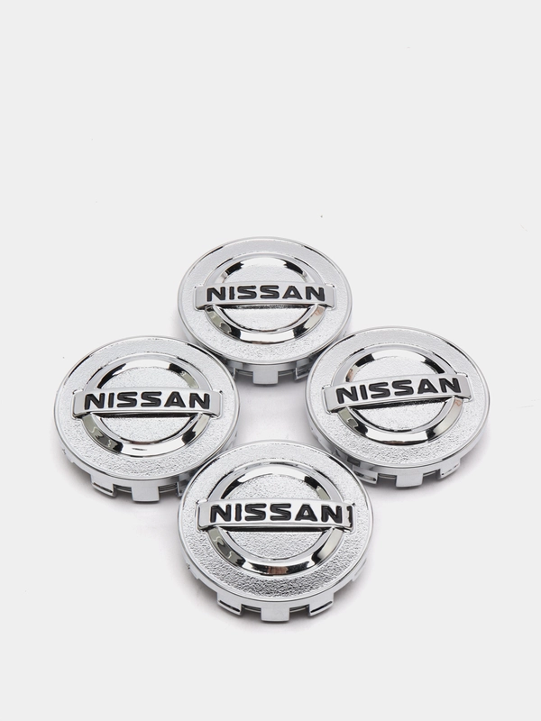 Колпачки заглушки на литой диск Nissan 54мм 4шт / Ниссан /