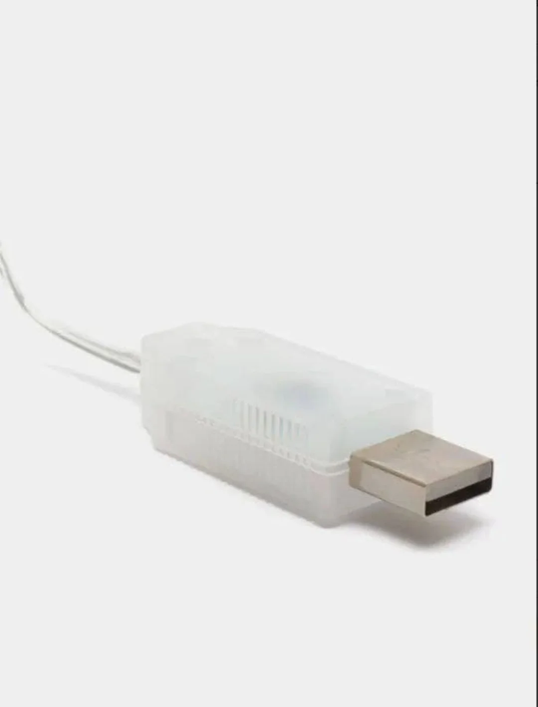 Белый гирлянда штора занавес светодиодная с пультом, с крючками, с USB  3 х 3 метра,