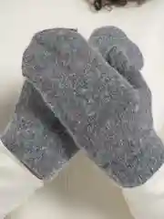 Серый варежки женские, теплые,аксессуары для женщин